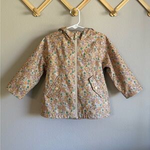 Zara Kids Floral Rain Jacket